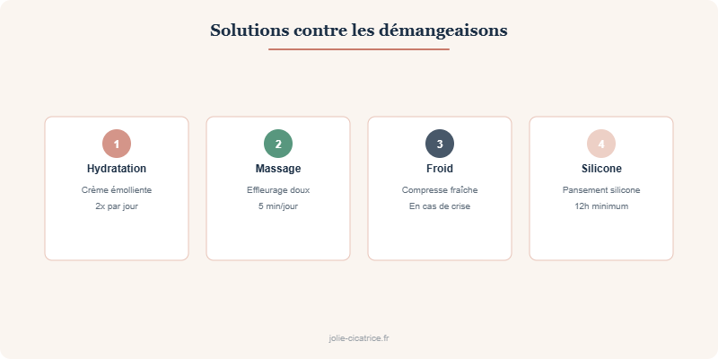 Solutions contre les démangeaisons