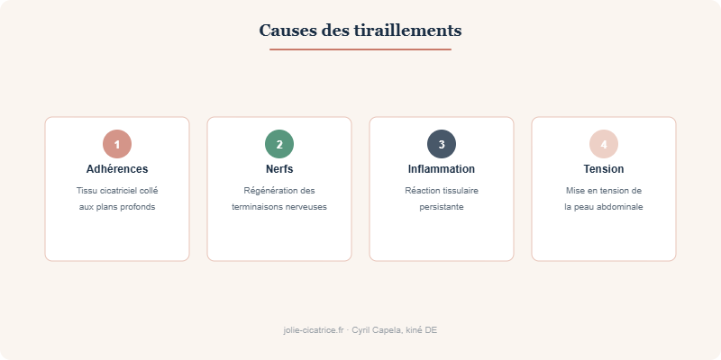 Causes des tiraillements