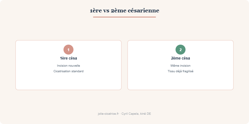 1ère vs 2ème césarienne